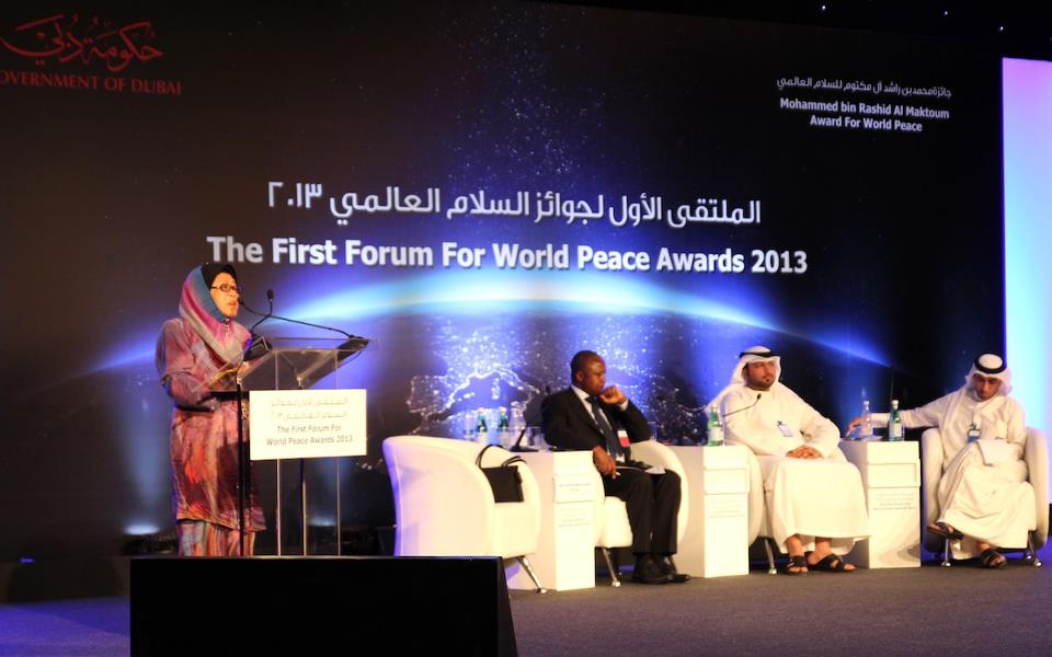 Fundación Paz Global en el Primer Foro de los Premios a la Paz Mundial en Dubai