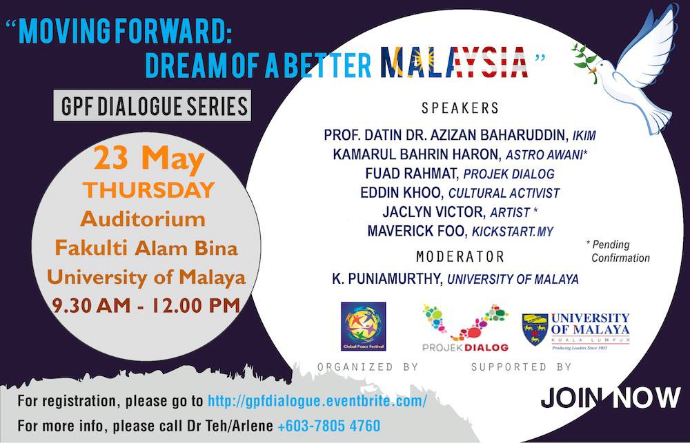 Foro organizado para el 23 de Mayo con el fin de planear el futuro de Malasia
