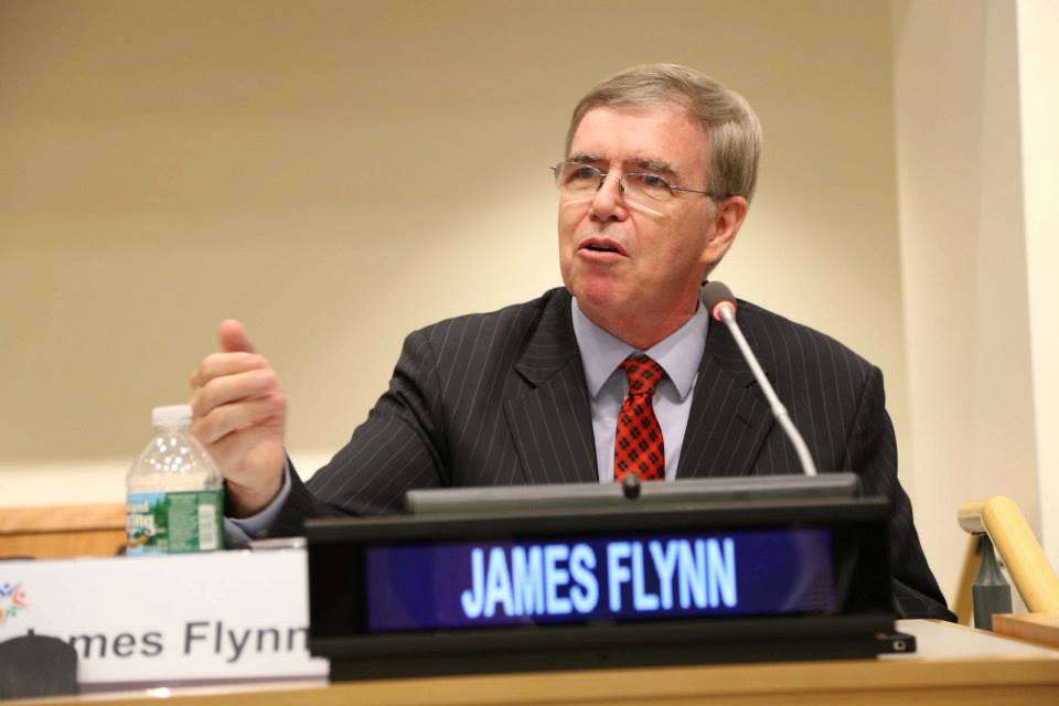 Discurso de James Flynn, Presidente Internacional de GPF en la ONU durante la Asamblea Internacional de Líderes Jóvenes