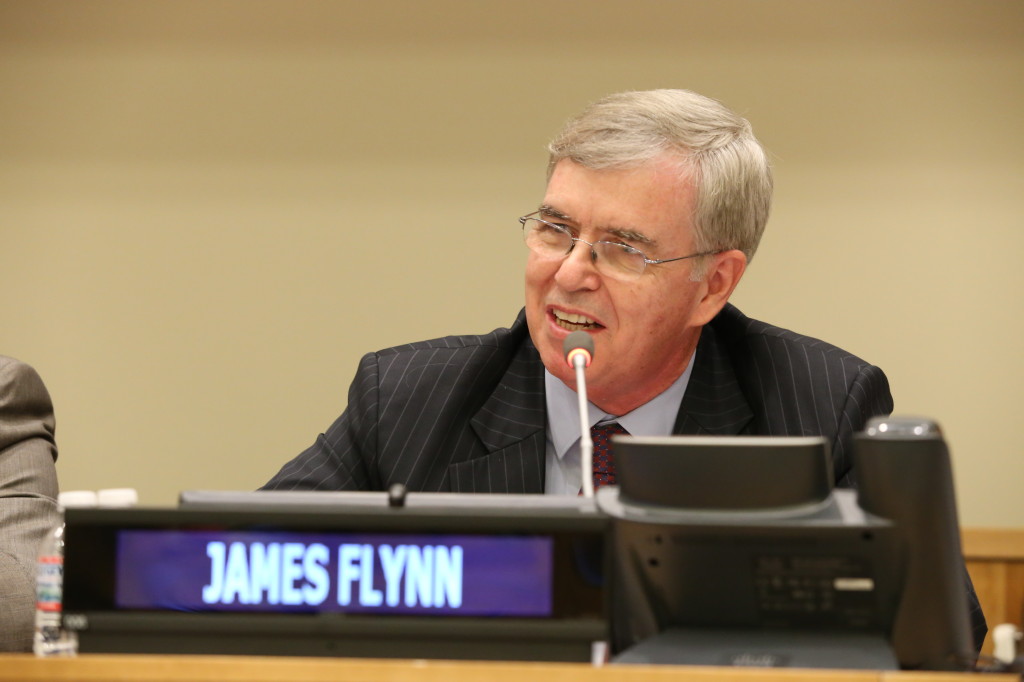 Liderazgo Moral e Innovador: Jim Flynn, Presidente Internacional de GPF se dirige a los jóvenes líderes en la ONU