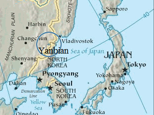Map-of-Yanbian